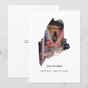 Maine Enregistrer le Carte photo de date