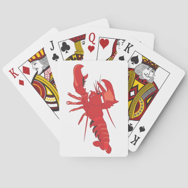 Maine-Ereignis-Hummer-Spielkarten Spielkarten (Rückseite)