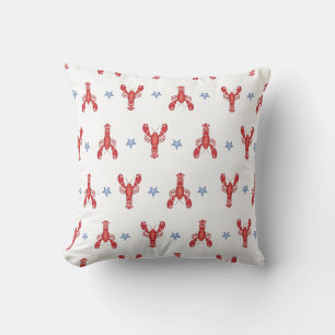 Maine Event Lobster Shack Preppy Seaside Coast Kissen