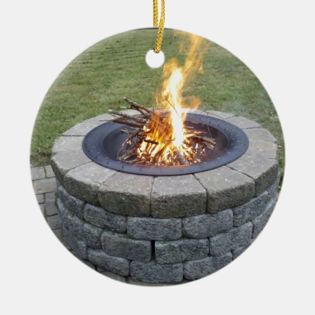 Maine FirePits! Keramikornament (Vorne)