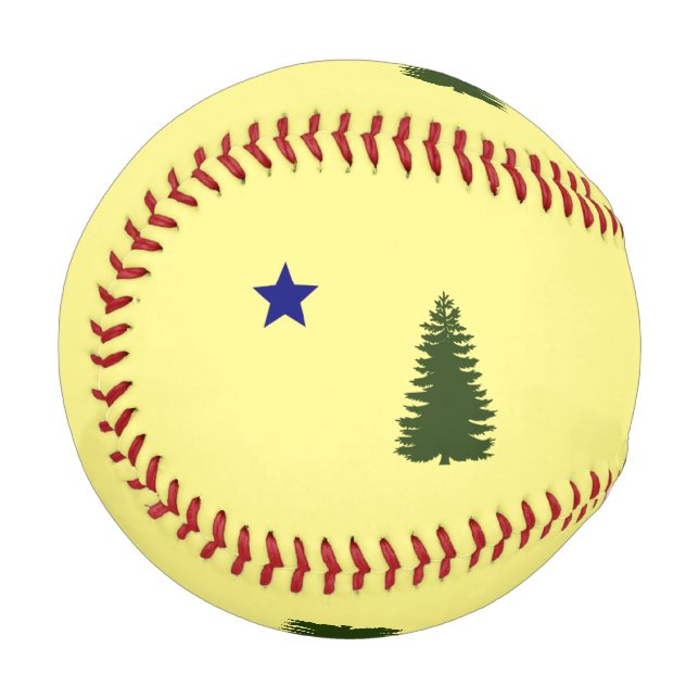 Maine-Flagge(1901) Baseball (Vorderseite Links)