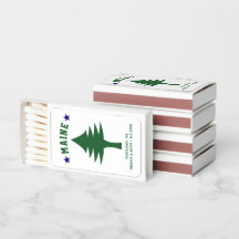 Maine-Flaggenbaum-Stern Hochzeitsgeschenk mit indi