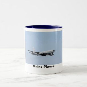 Maine-Flugzeuge Zweifarbige Tasse