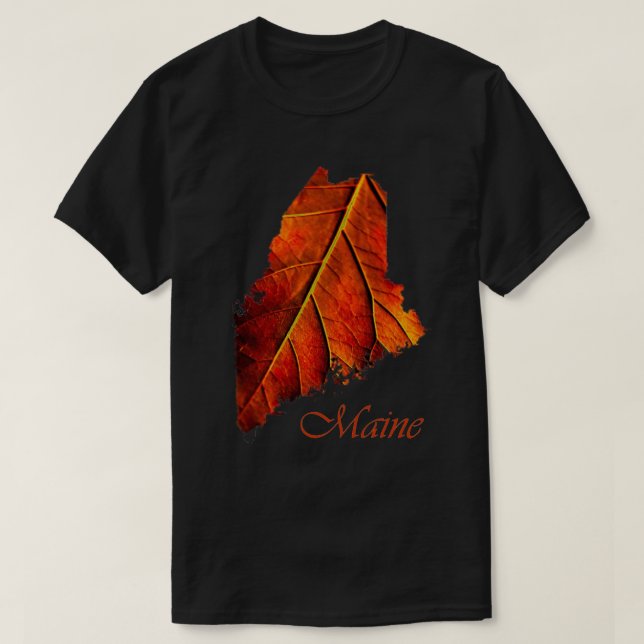 Maine Foto-Shirt | Maine Foto Geschenkideen T-Shirt (Design vorne)