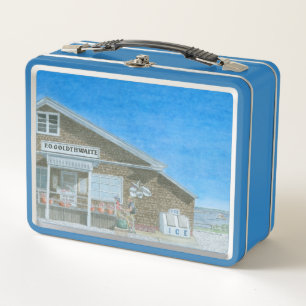 Maine General Store Aquarell Metall Brotdose