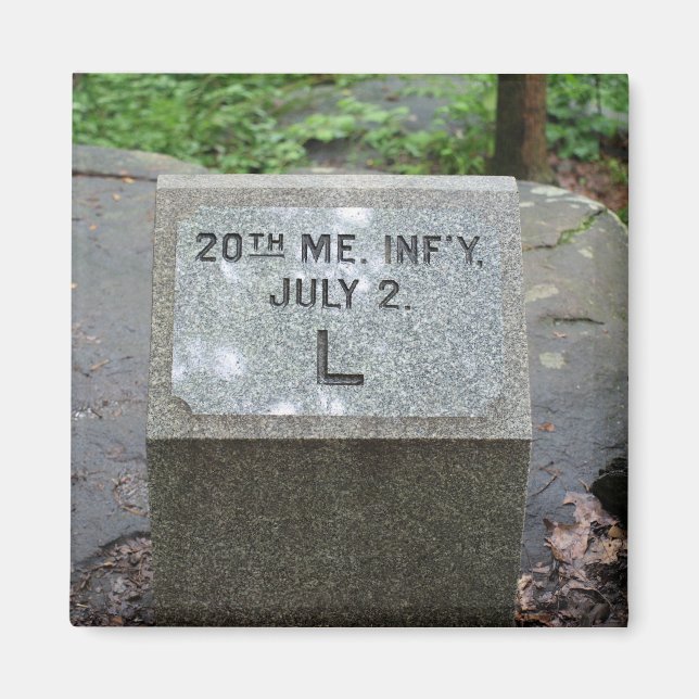 Maine Gettysburg Magnet (Vorne)