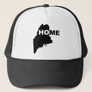 Maine-Heimat weg von State Ball Cap Hut Truckerkappe