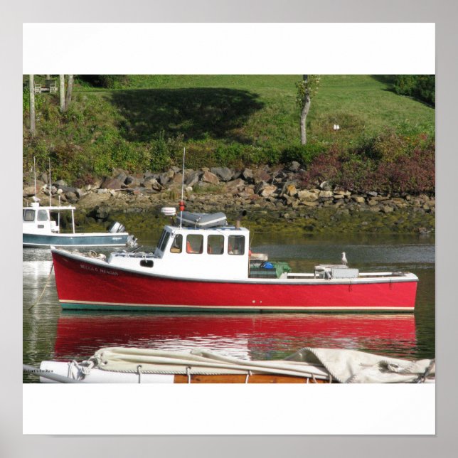 Maine Humster Boat Poster (Vorne)