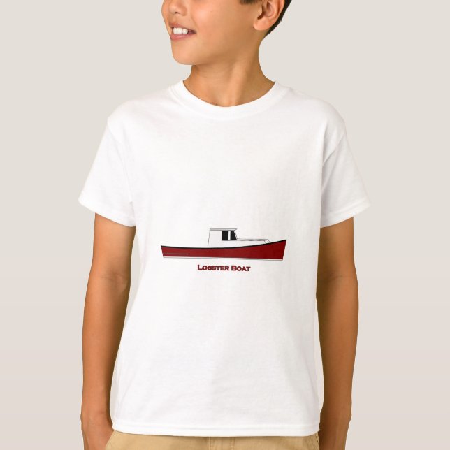 Maine Humster Boat T-Shirt (Vorderseite)