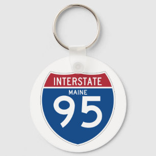 Maine ICH Schild der Autobahn-I-95 - Schlüsselanhänger