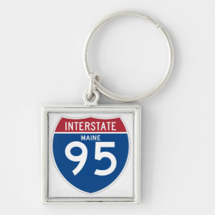 Maine ICH Schild der Autobahn-I-95 - Schlüsselanhänger