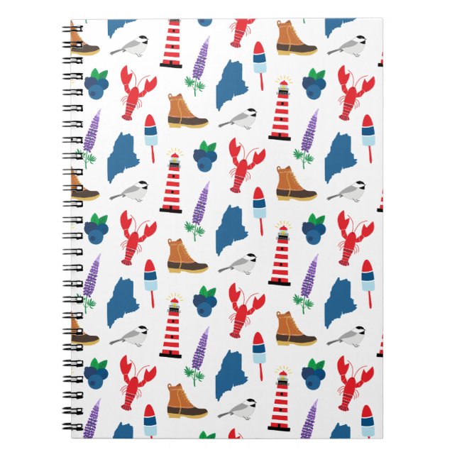 Maine-Icons Notizblock (Vorderseite)