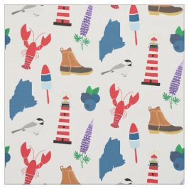 Maine-Icons Stoff