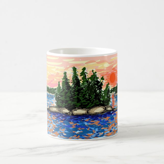 "Maine-Insel-" Tasse (Mittel)