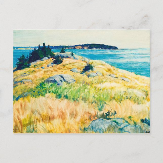 Maine Inseln von Newell Convers Wyeth Postkarte (Vorderseite)