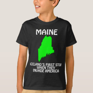 Maine - Islands stoppen zuerst, wenn sie in USA T-Shirt