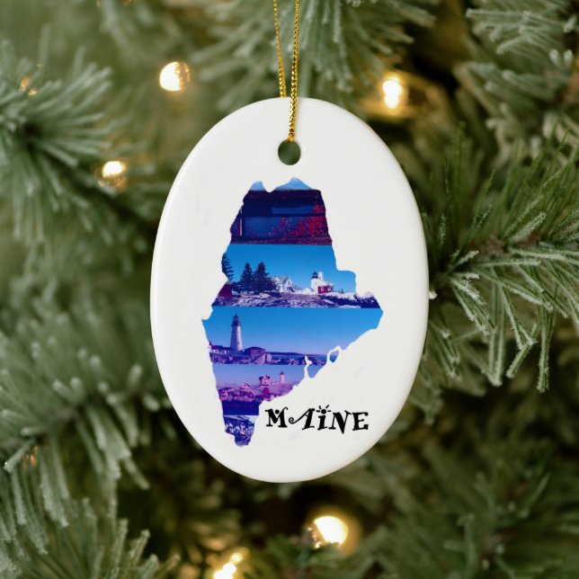 Maine Keramik Ornament (Baum)