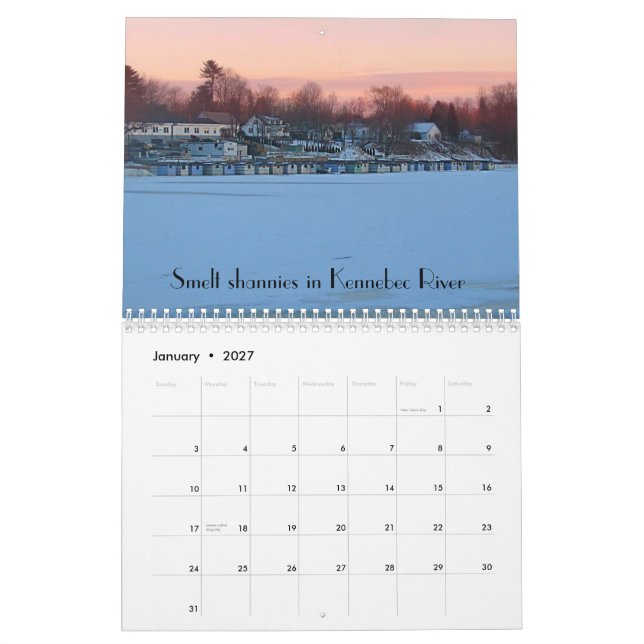 Maine-Landschaftskalender 2014 Kalender (Jan 2027)