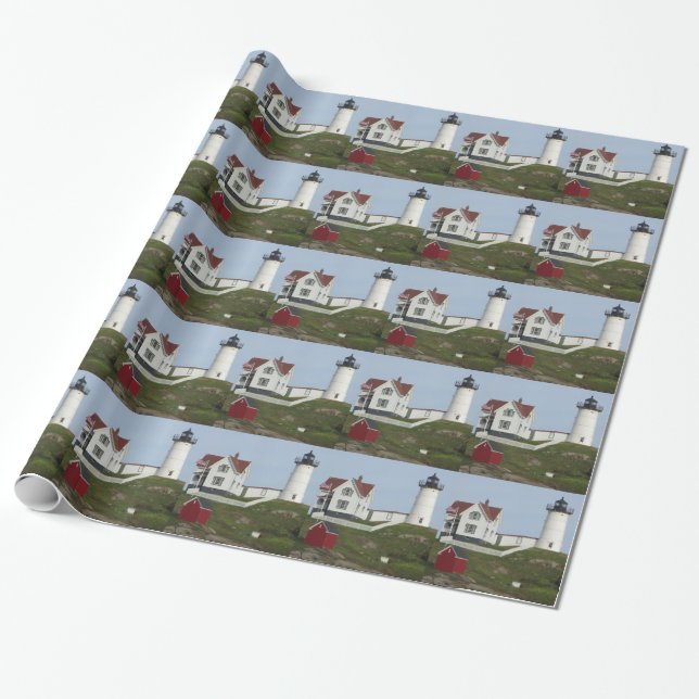 Maine-Leuchtturm Geschenkpapier (Ungerollt)