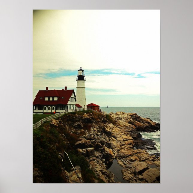 Maine Lighthouse Poster (Vorne)
