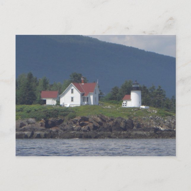 Maine Lighthouse Postkarte (Vorderseite)