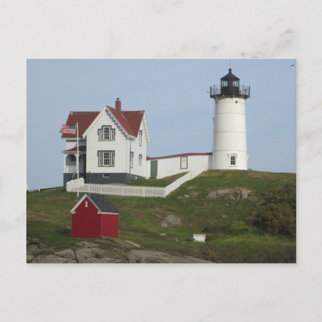 Maine Lighthouse Postkarte (Vorderseite)