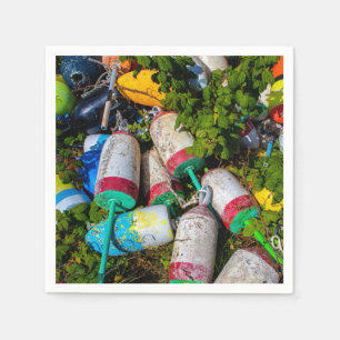 Maine Lobster Buoys Serviette