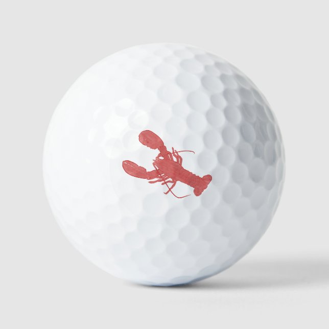 Maine Lobster-Golfbälle Golfball (Vorderseite)
