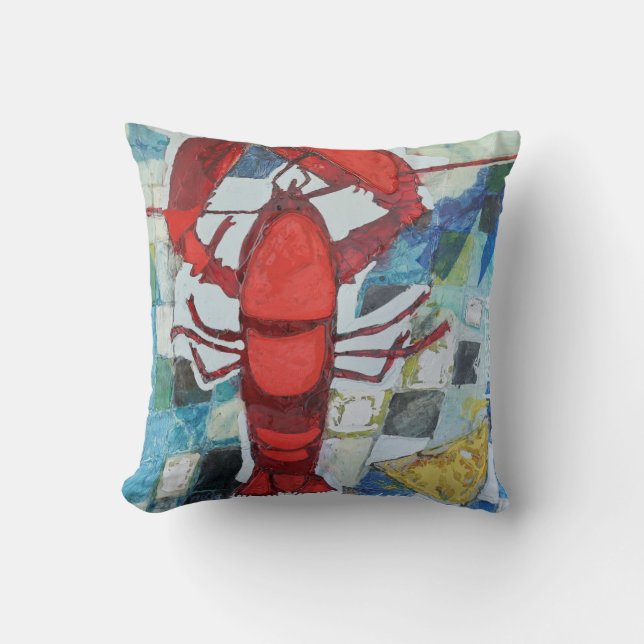 Maine Lobster Kissen (Vorderseite)