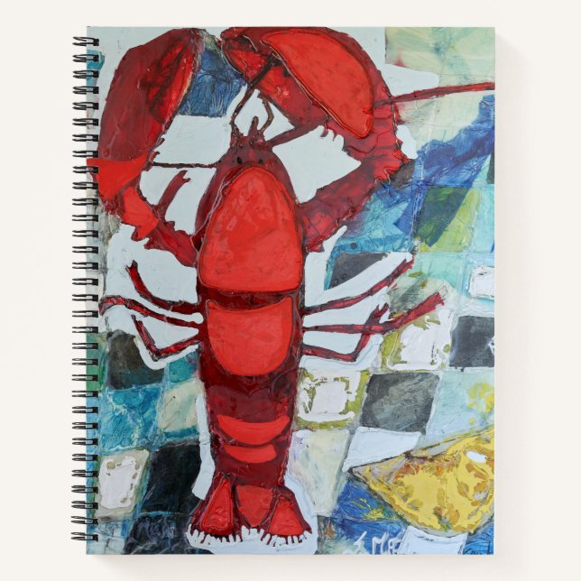 Maine Lobster Notizbuch (Vorderseite)