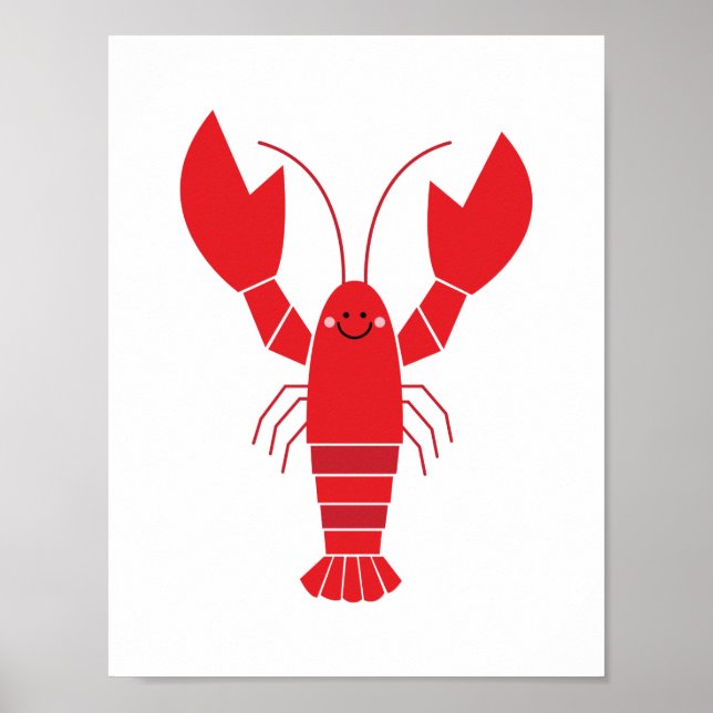 Maine Lobster Poster (Vorne)