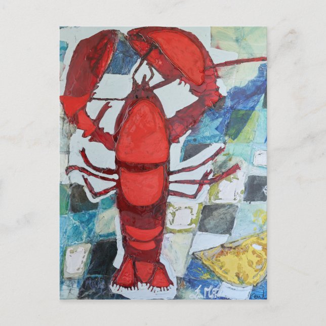Maine Lobster Postkarte (Vorderseite)