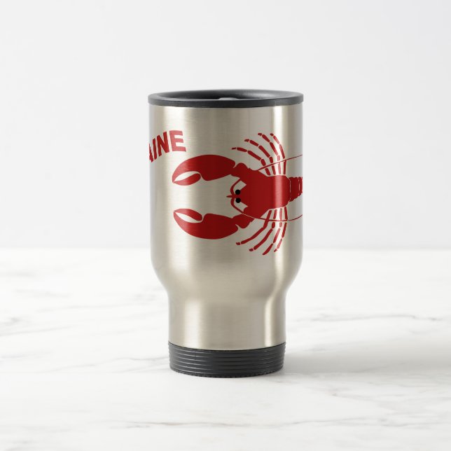 Maine Lobster Travel Coffee Mug Reisebecher (Mittel)