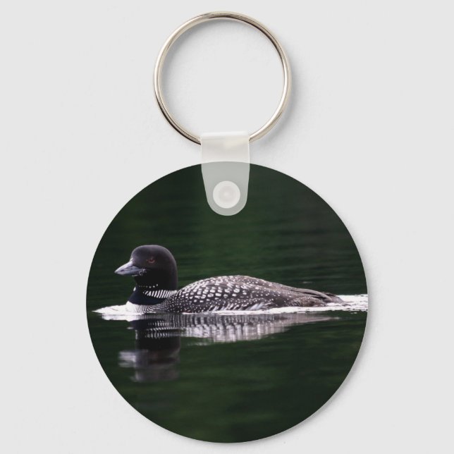 Maine Loon Schlüsselanhänger (Vorderseite)