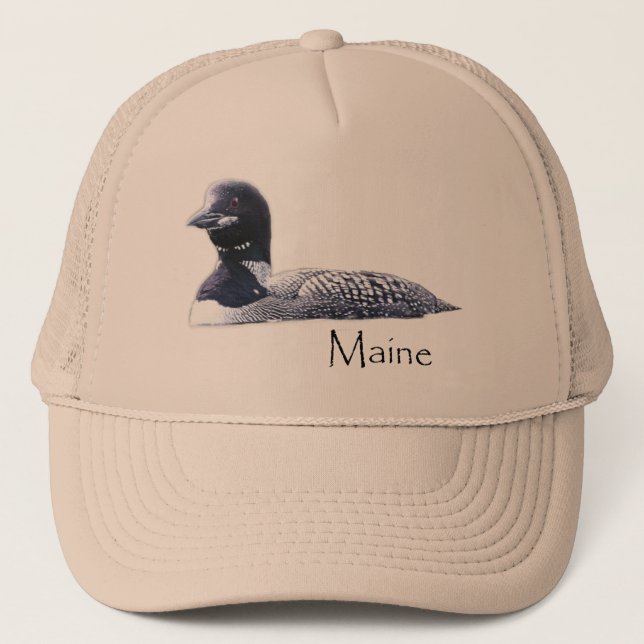 Maine Loon Truckerkappe (Vorderseite)