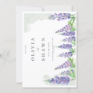 Maine lupin Hochzeit Speichern Sie das Datum der E Save The Date