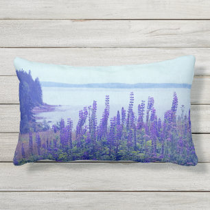 Maine Lupine Blume Außenlumbalkissen Kissen Für Draußen
