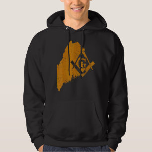 Maine Masons Grand Lodge Af&am Freemasonry Vater' Hoodie