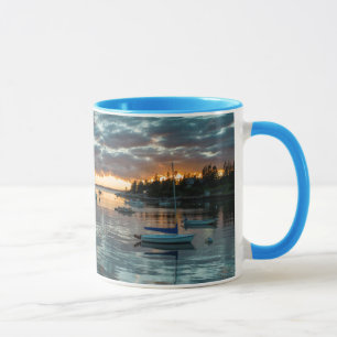 Maine, Newagen, Sonnenuntergangshafen 1 Tasse