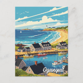 Maine Ogunquit Travel Postkarte