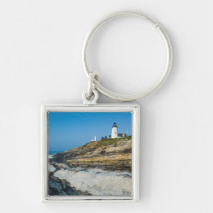 Maine, Pemaquid Point, Pemaquid Point Leuchtturm Schlüsselanhänger