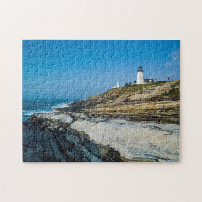Maine, Pemaquid Point, Pemaquid Point Lighthouse (Horizontal)