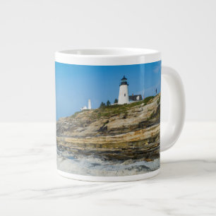 Maine, Pemaquid Point, Pemaquid Point Lighthouse Jumbo-Tasse