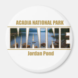 MAINE Picture Schriftart Acadia Nationalpark Magnet