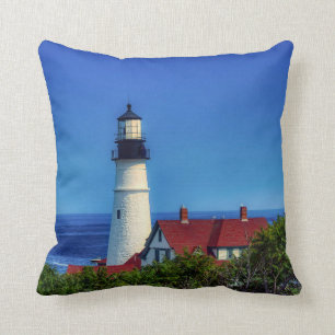 Maine Portland Head Light Foto Kissen