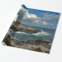 Maine Portland Head Lighthouse Foto Geschenkpapier