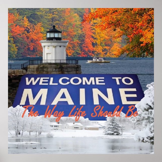 MAINE POSTER (Vorne)