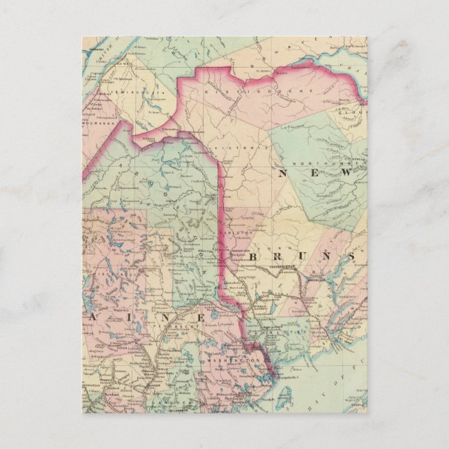 Maine, Postkarte (Vorderseite)