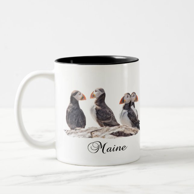 Maine Puffin Mug (Gauche)