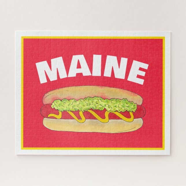 Maine Red Snapper Hotdog Portland ME Food Cookout (Horizontal)